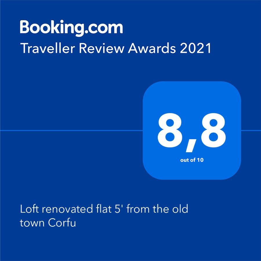 Loft Renovated Flat 5' From The Old Town Corfu Apartment Corfu  Luaran gambar